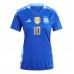 Maillot de foot Argentine Lionel Messi #10 Extérieur vêtements Femmes Copa America 2024 Manches Courtes